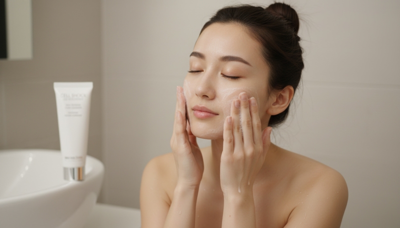 Sữa rửa mặt Swissline  Age Intelligence Skin-Refining Foam Cleanser: Sạch sâu, êm dịu cho da dầu